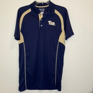 Champion Pitt Blue and Yellow Polo Semi Fitted Size Small